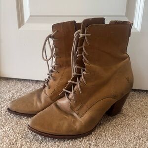 Brown Frye Boots, Size 10